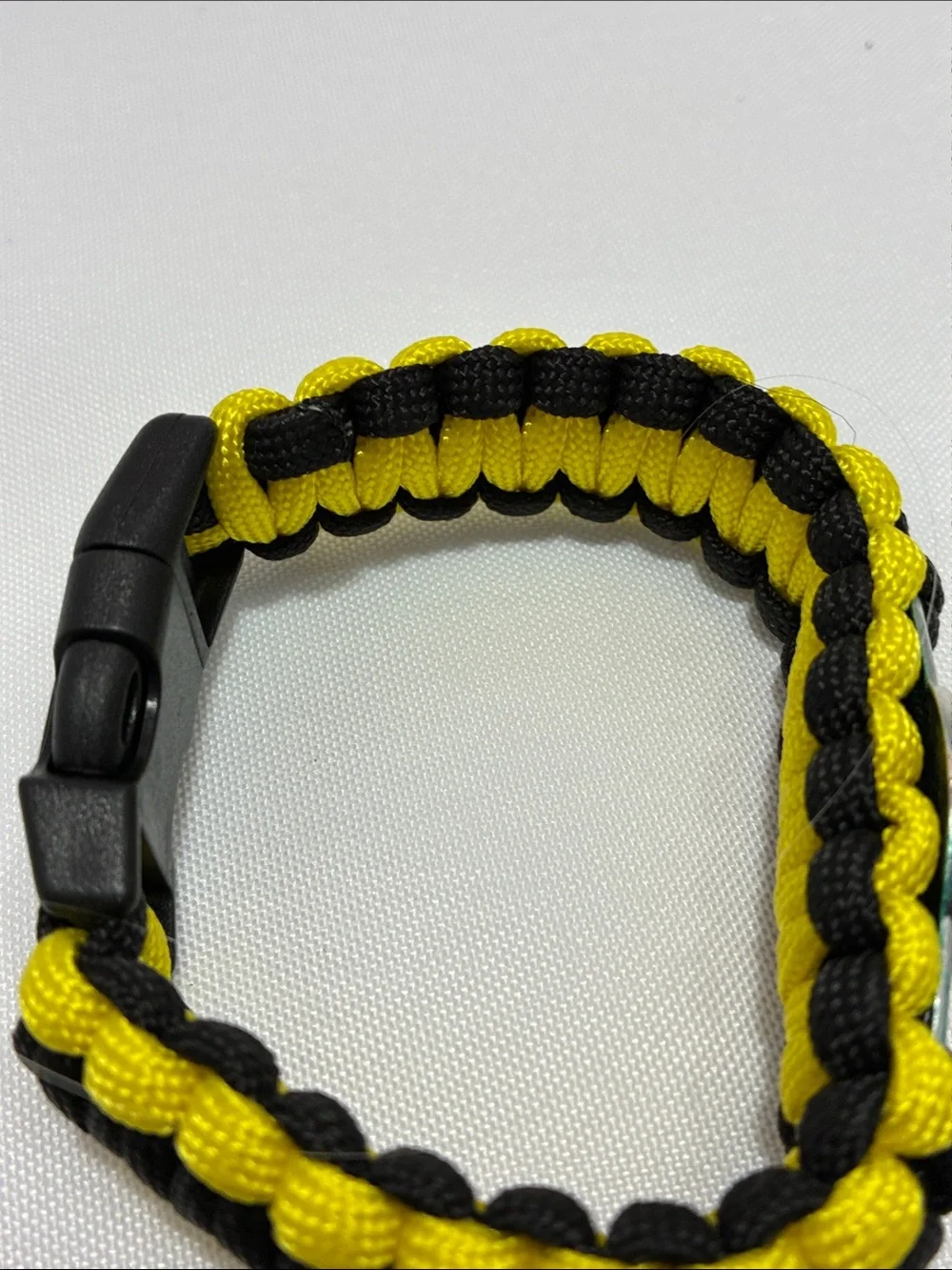 Black & Gold Steelers NFL Pittsburgh Braided Rope Wrist Bracelet